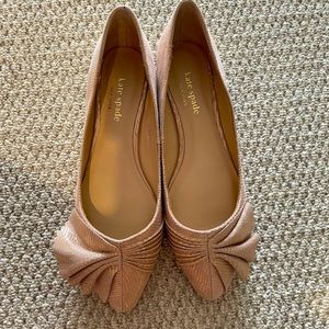 Kate Spade Nance Flats in Blush - Like new!